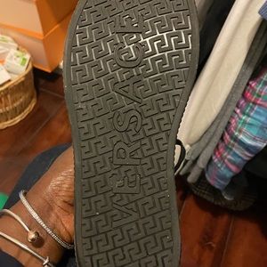 Versace black sneaker size 9